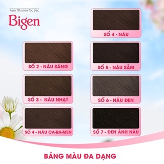 Thuốc nhuộm tóc Bigen phủ bạc Nhật Bản 80g