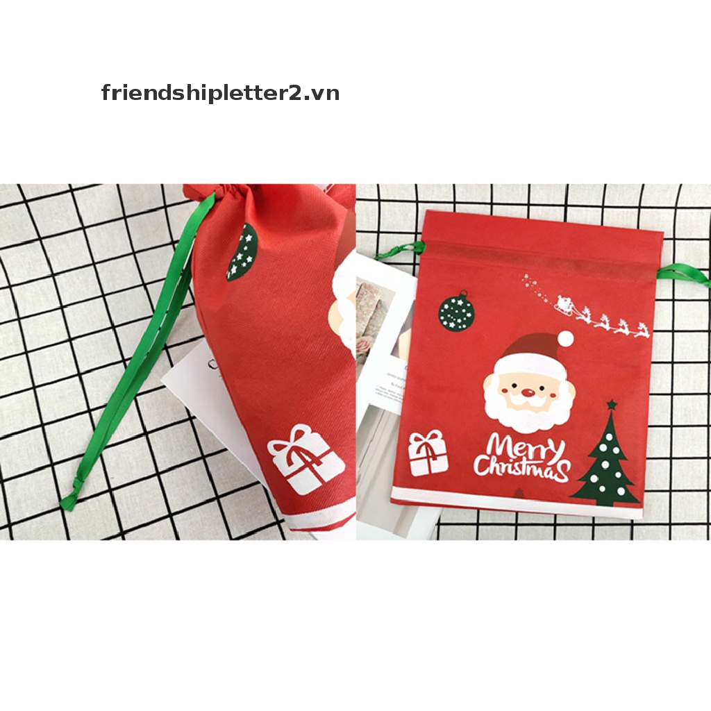 Túi đựng quà giáng sinh hình ông già noel dễ thương sáng tạo