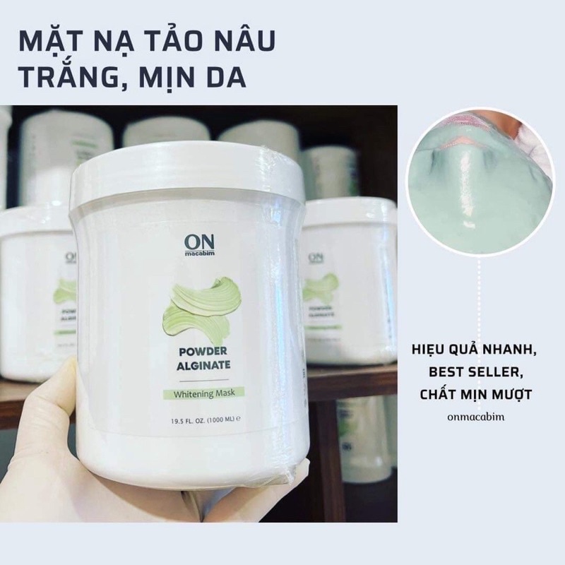Mặt nạ dẻo dưỡng trắng da tảo nâu ONmanacabim Alginate mặt nạ dẻo On