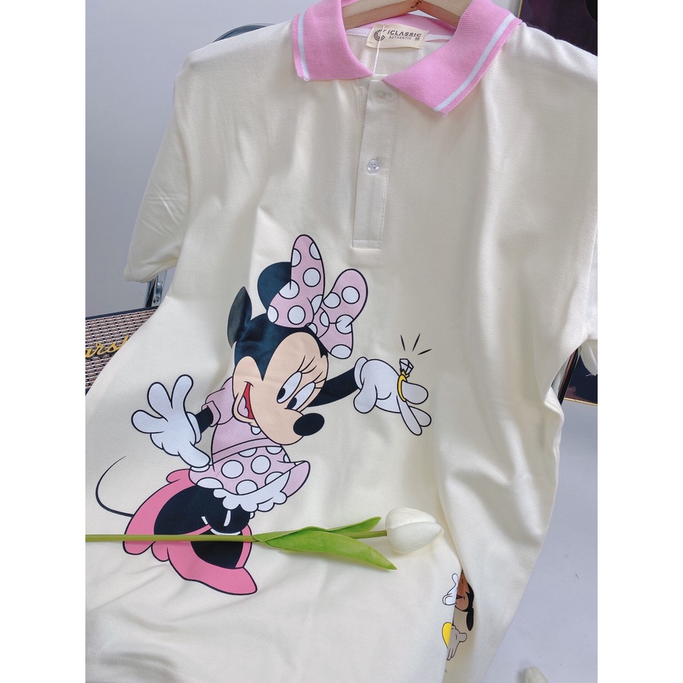 Áo polo nữ Iclassic, chất cotton cá sấu mềm mại.