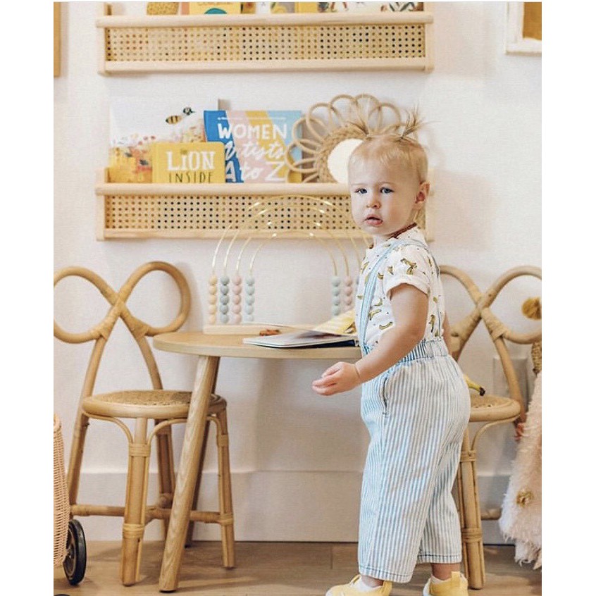 Ghế mây NƠ siêu xinh dành cho bé - Rainbow Chairs for kids ,có ảnh thật Kích Thước Cao ghế 60 cm rộng mặt ngồi 30 cm | BigBuy360 - bigbuy360.vn