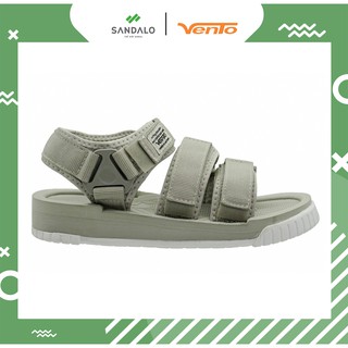 Giày Sandal Vento nam nữ SD-9801 L.Grey (màu ghi) - sandal 3 quai đế bằng, thời trang, phù hợp đi học, đi làm