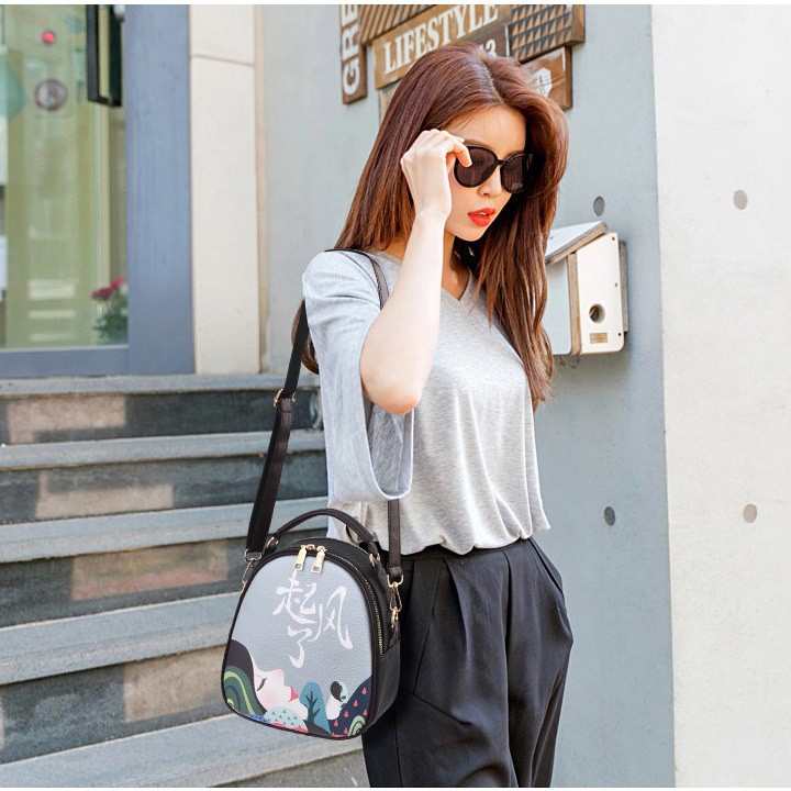 Balo Mini Da Nữ, Vừa balo vừa túi