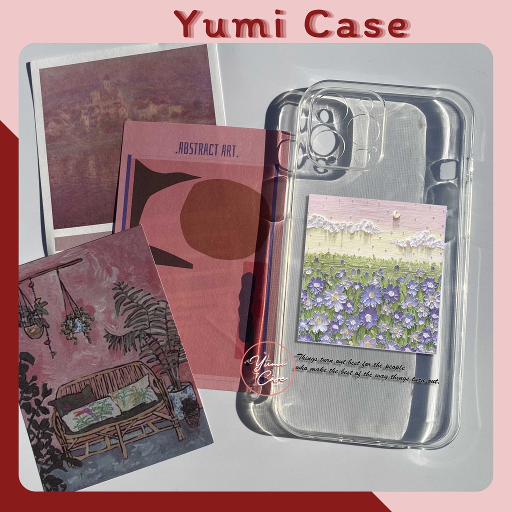Ốp khung in TRANH CHỮ 15 Yumi Case dành cho Iphone, Samsung, Vsmart, Oppo, Huawei, Xiaomi, Vivo, Sony, Nokia, Realme