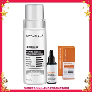 Combo loại bỏ nám detox blanc (Detox Mask + Serum nám 20ml)