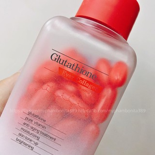 Viên Uống Trắng Da An Toàn Collagen Glutathione 7Days 72 Viên