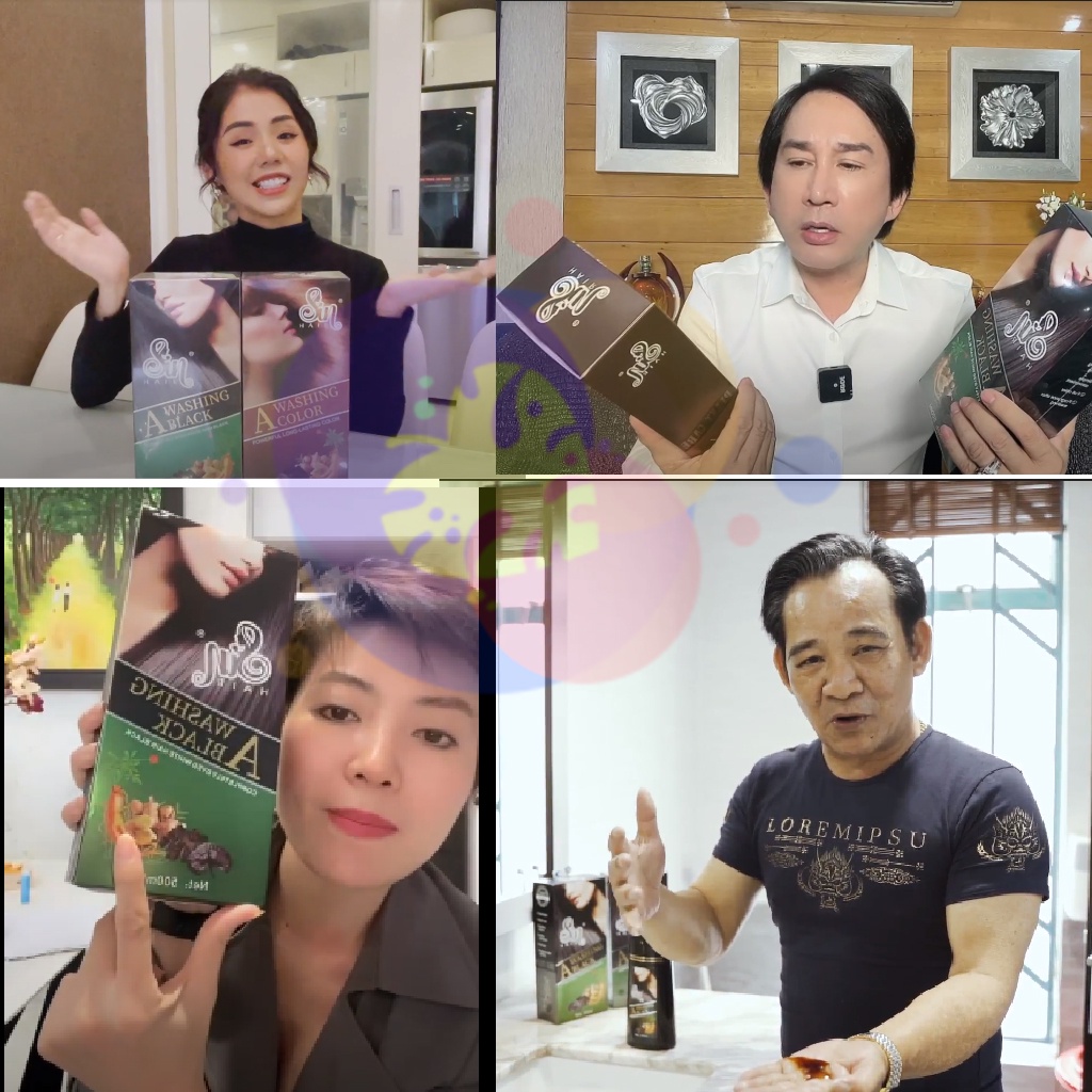 Dầu Gội Phủ Bạc Sin Hair Nhật Bản, Dầu Gội Nhuộm Tóc Gội Là Đen Chính Hãng Giúp Phủ Đen Hoặc Nâu Tóc Bạc Nhanh Chóng