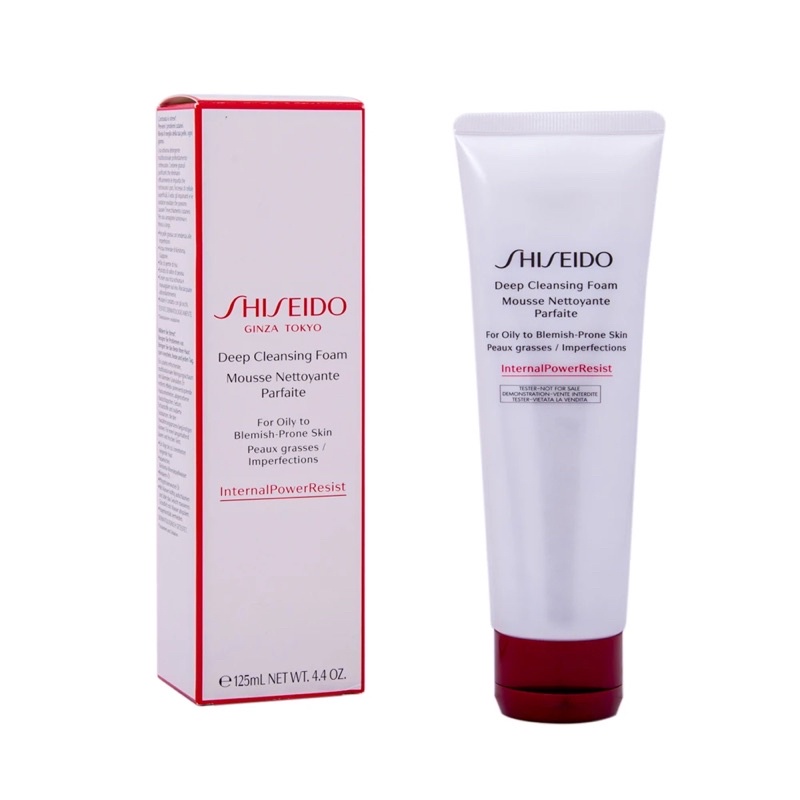 Shiseido Ginza Tokyo Sữa rửa mặt dành cho da dầu, da mụn Deep Cleansing Foam 125ml