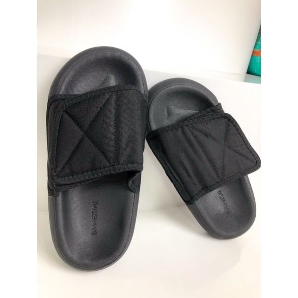 Dép nam nữ quai dán đế bánh mì cực êm chân, chống nước hot 2022