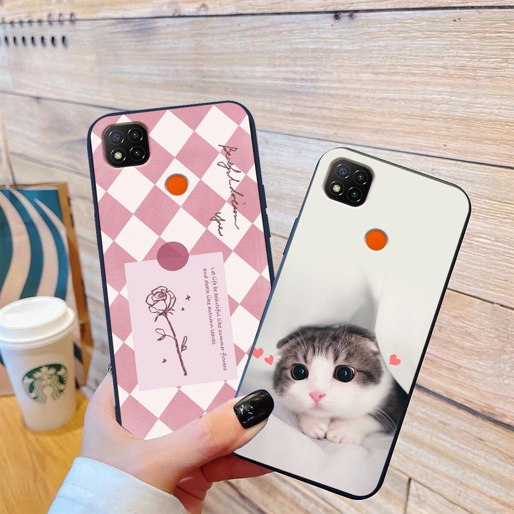 Ốp lưng Xiaomi REDMI 9C in hình cao cấp mẫu kẻ caro,mikenbe@r siêu hot