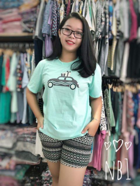 Combo 5 bộ mặc nhà thun
