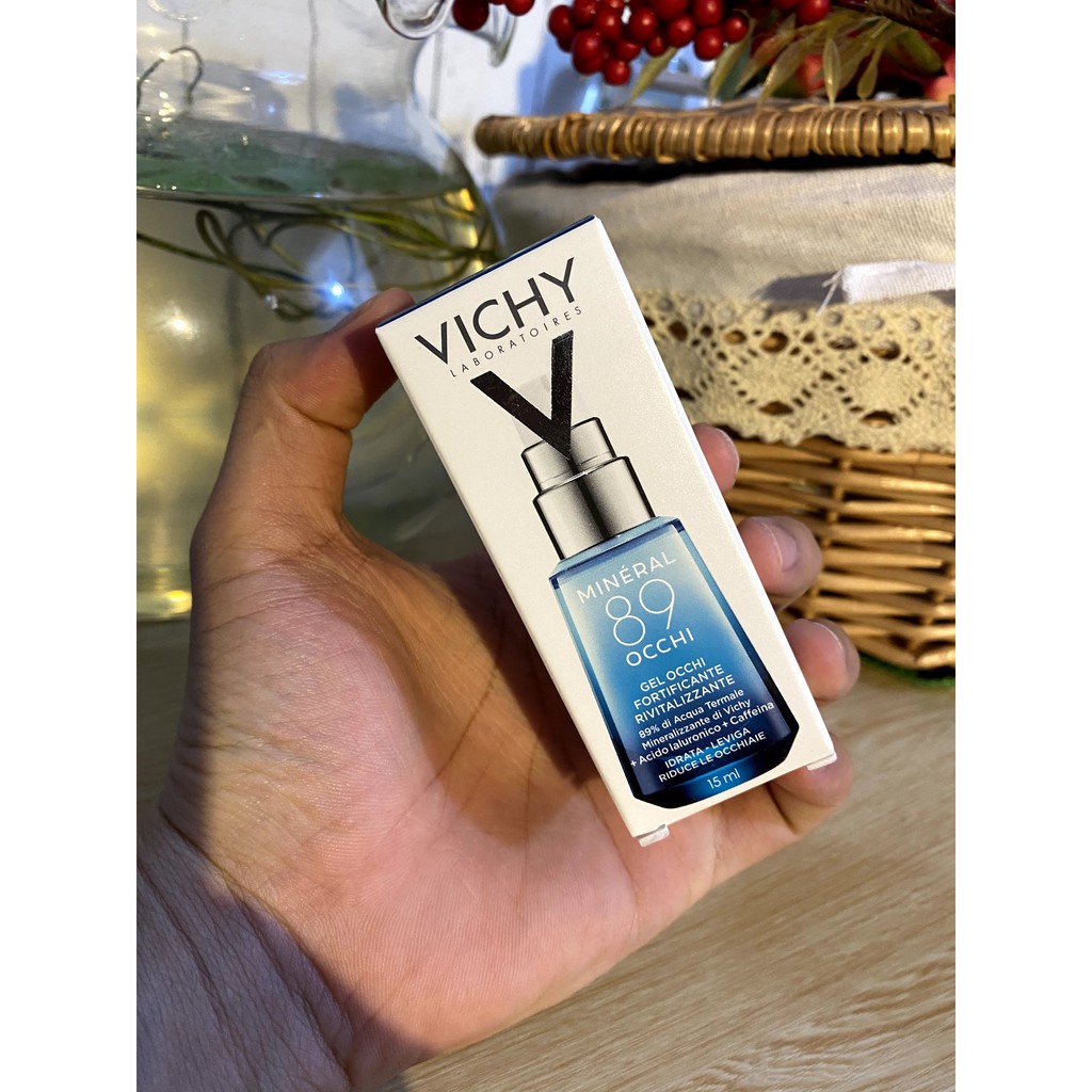 Vichy mineral 89 eyes - giúp dưỡng ẩm, giảm thâm quầng và bọng mắt