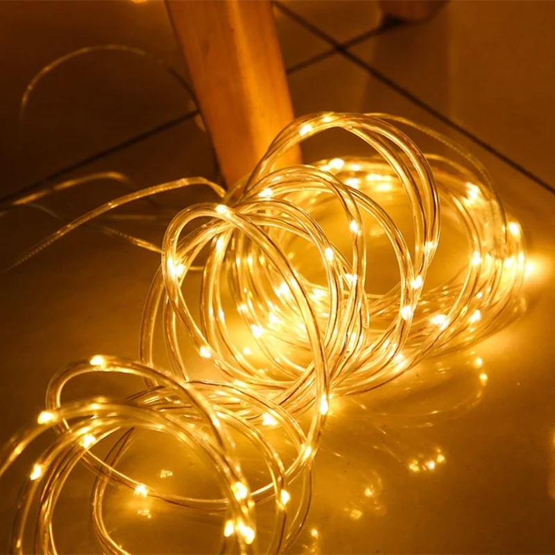 Dải đèn neon trang trí sử dụng năng lượng mặt trời