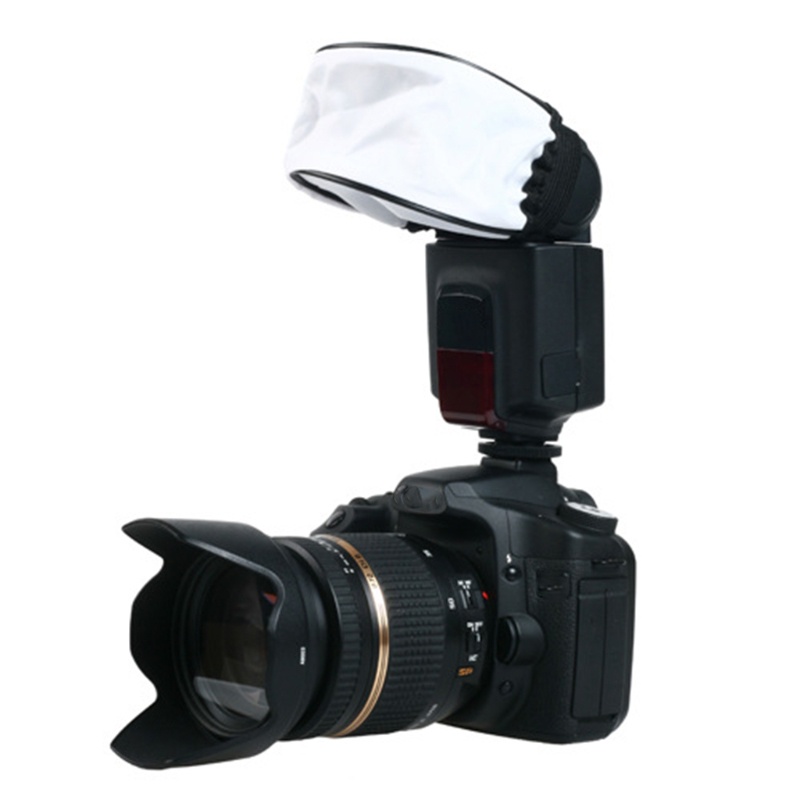 Tấm Vải Mềm Khuếch Tán Ánh Sáng Đèn Flash Cho Máy Ảnh DSLR