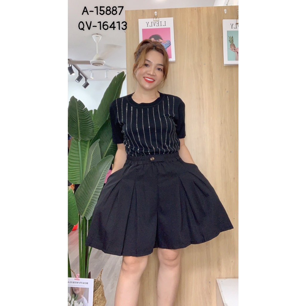 SALE Quần Váy BIGSIZE Xếp Li 16413