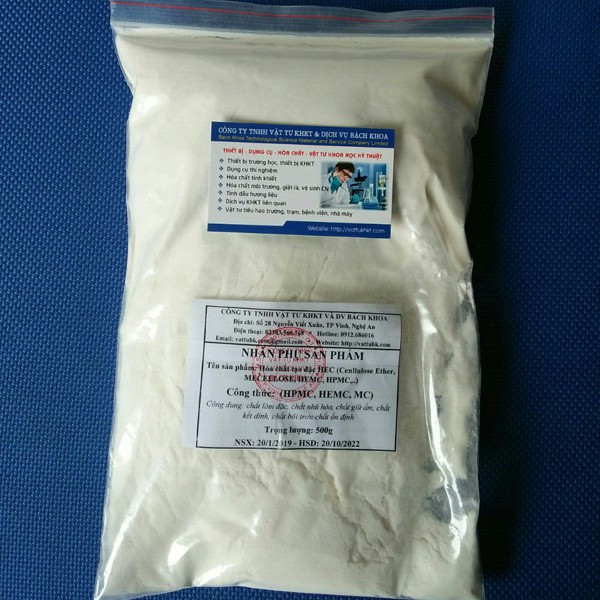 Hóa chất tạo đặc HEC 1000g