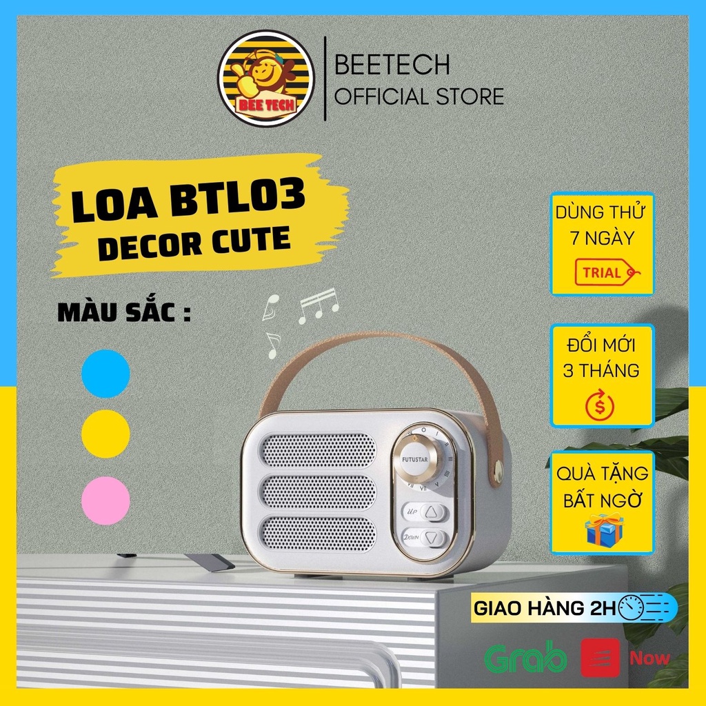 Loa Bluetooth BTL03 Decor Phong Cách Dễ Thương - Beetech