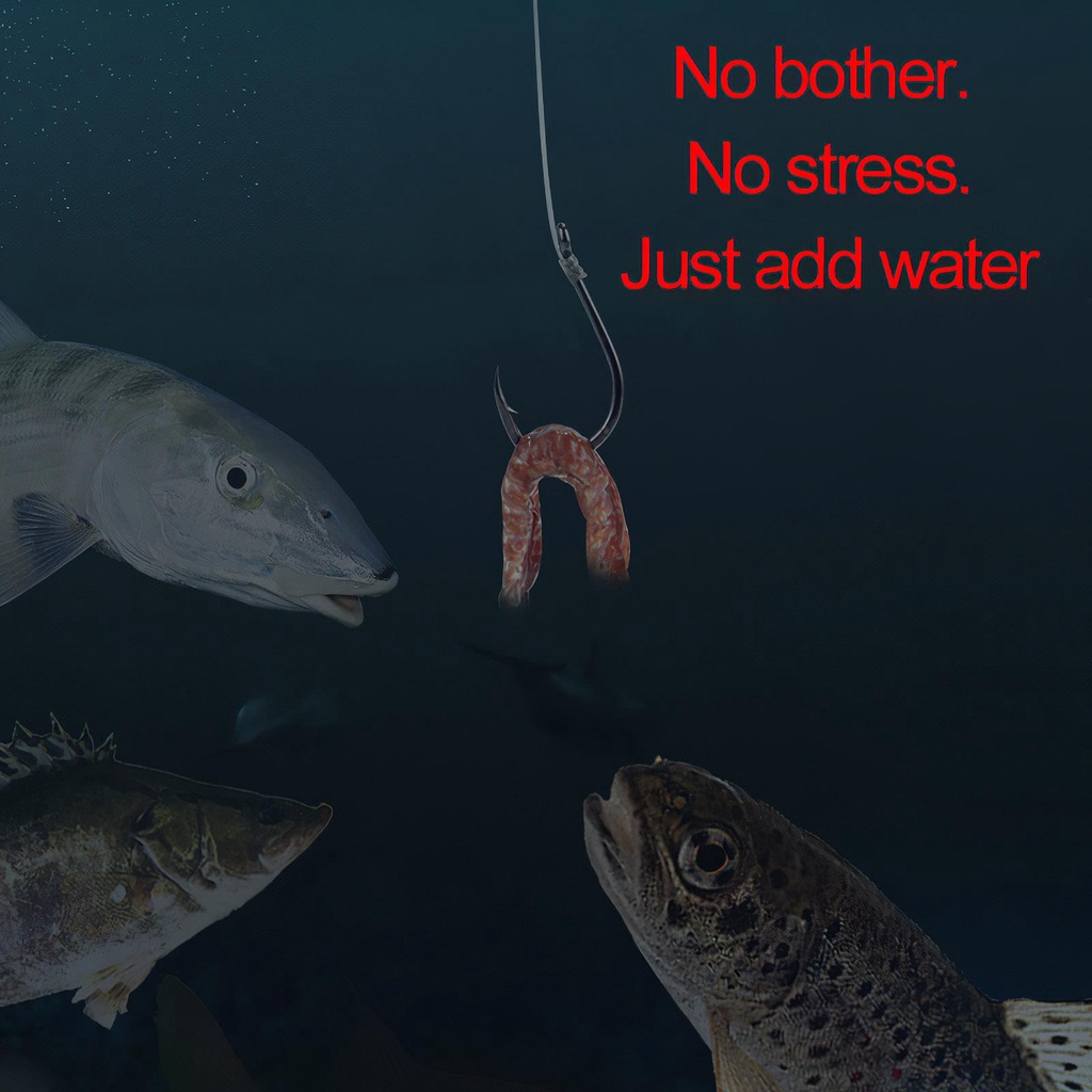 [Kitch] Mồi Câu Cá Khô Cát Tự Nhiên Thân Thiện Với Môi Trường Dễ Sử Dụng