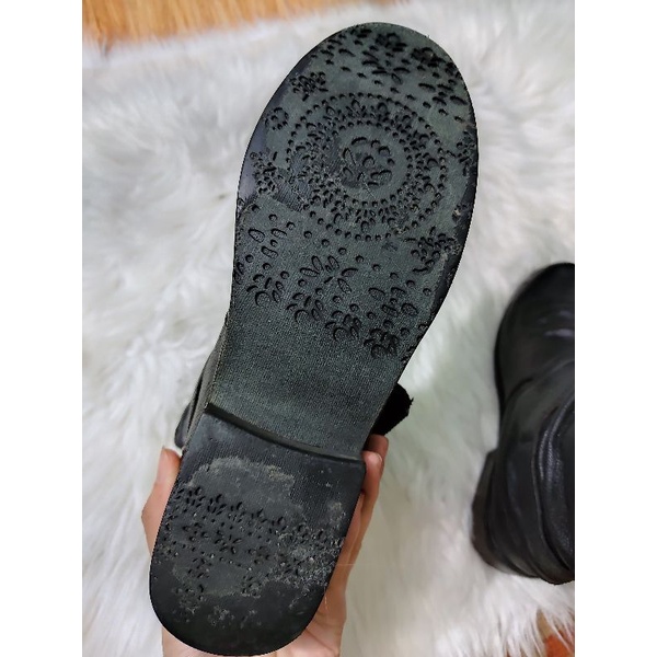 Bốt lửng da thật size 34-35