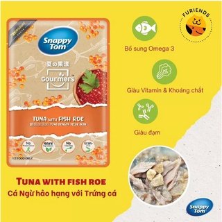 [HOẢ TỐC]Thức ăn cho mèo Snappy Tom trái cây