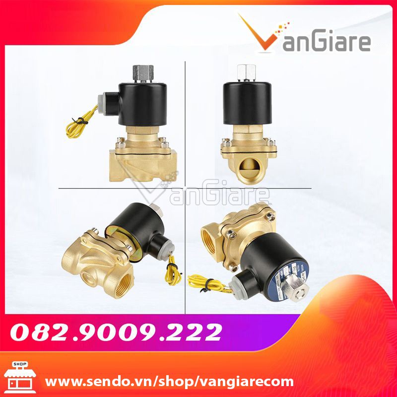 Van điện từ thường mở phi 21 điện 12v 24v 220v