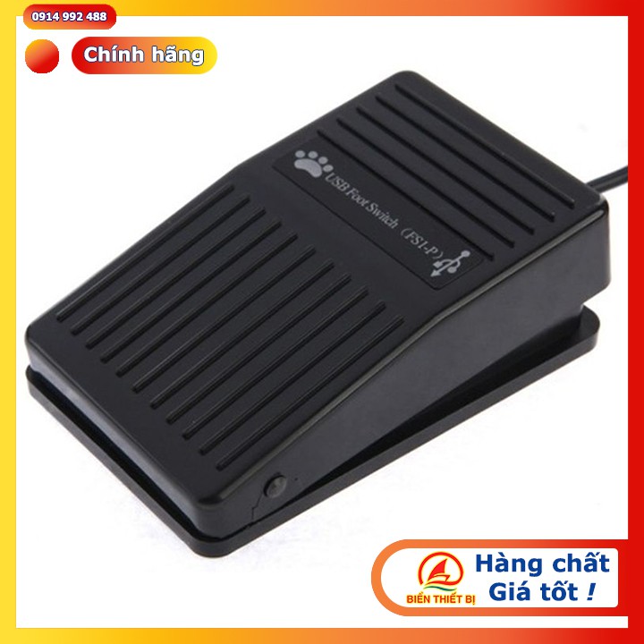Bàn đạp điều khiển chân USB Foot Switch - Công tắc đạp chân cho máy tính PC máy tính Công nghiệp USB HID pedal