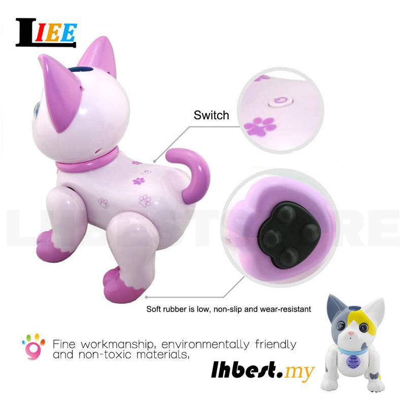 Robot Đồ Chơi Thông Minh Điều Khiển Từ Xa Bằng Pin Có Âm Thanh Dành Cho Mèo Doraemon