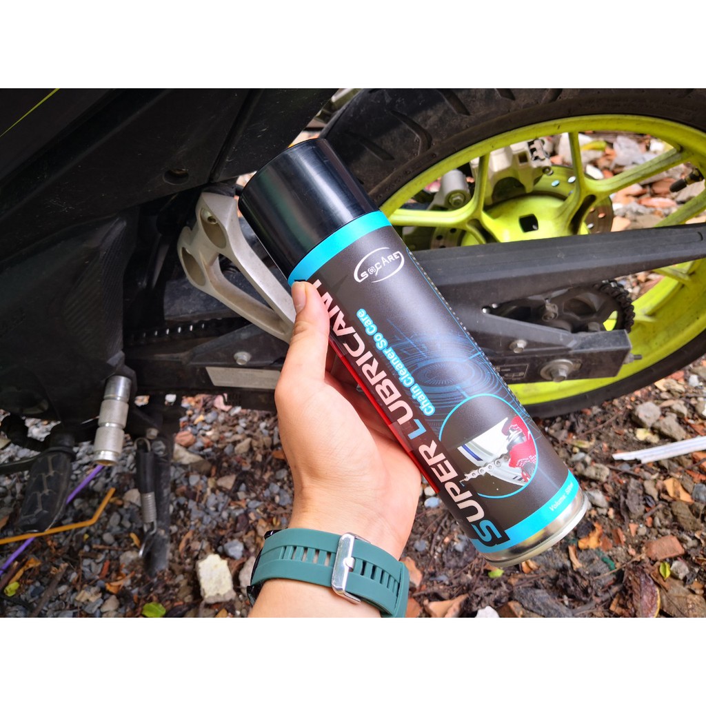 Chai Xịt Bôi Trơn Sên Xe Máy Socare Chain Lube 500ml