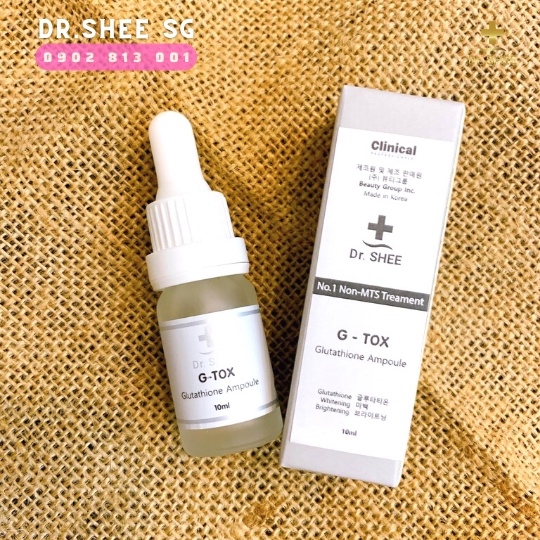 Tinh chất dưỡng trắng da GTOX DrShee, Tinh chất GTOX Dr.Shee