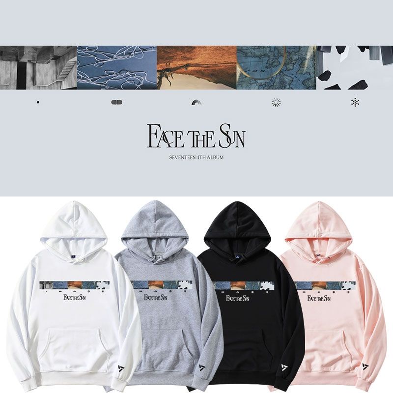Áo hoodie Face the sun