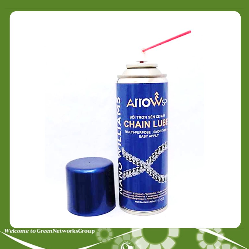 Chai xịt bôi trơn sên xe máy ARROW SP 400ml