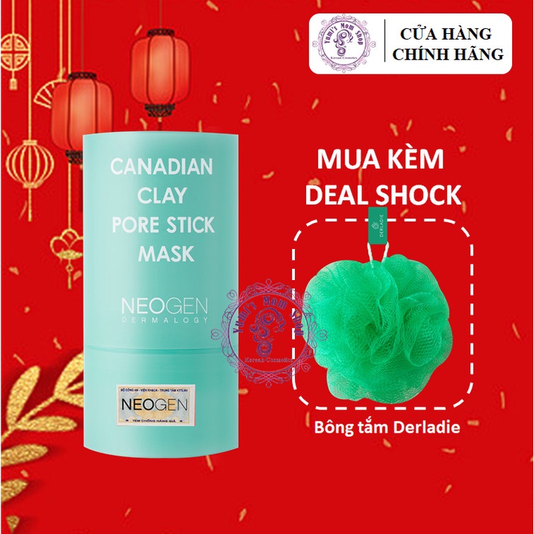 Thanh lăn giảm mụn đầu đen Neogen Canadian Clay Pore Stick mask 28g