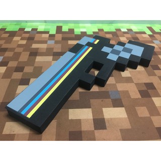 Đồ chơi súng ngắn Minecraft đen