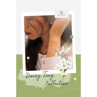 Lắc Tay Bạc Blue Peach Daisy Tini LT509