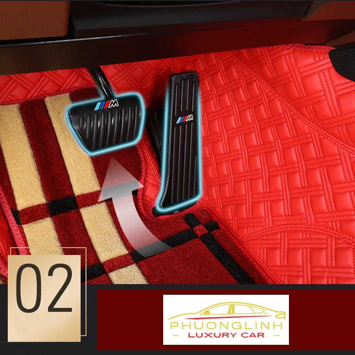 Thảm lót sàn ô tô 6D cao cấp MITSUBISHI XPANDER  phủ kín 100% sàn xe, thiết kế sang trọng, không mùi, chống ồn