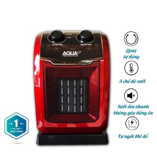 Quạt sưởi gốm Ceramic AQUA HQ-258 Tiết kiệm điện, Không khô da