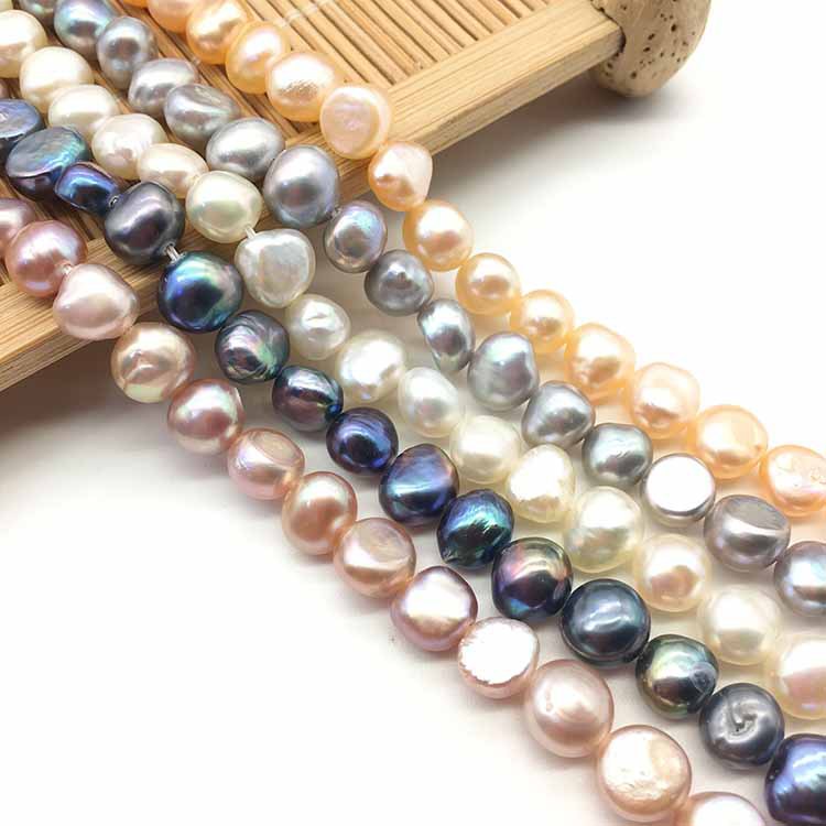 Thanh ngọc trai hai mặt 7mm dùng làm vòng tay/dây chuyền