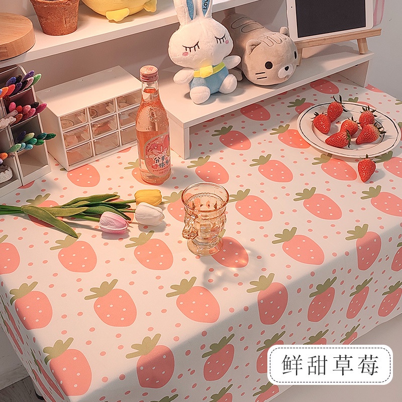 Khăn Trải Bàn Họa Tiết Kẻ Sọc Caro Dài 200cm Để Viết Trà Làm Việc Cho Học Sinh