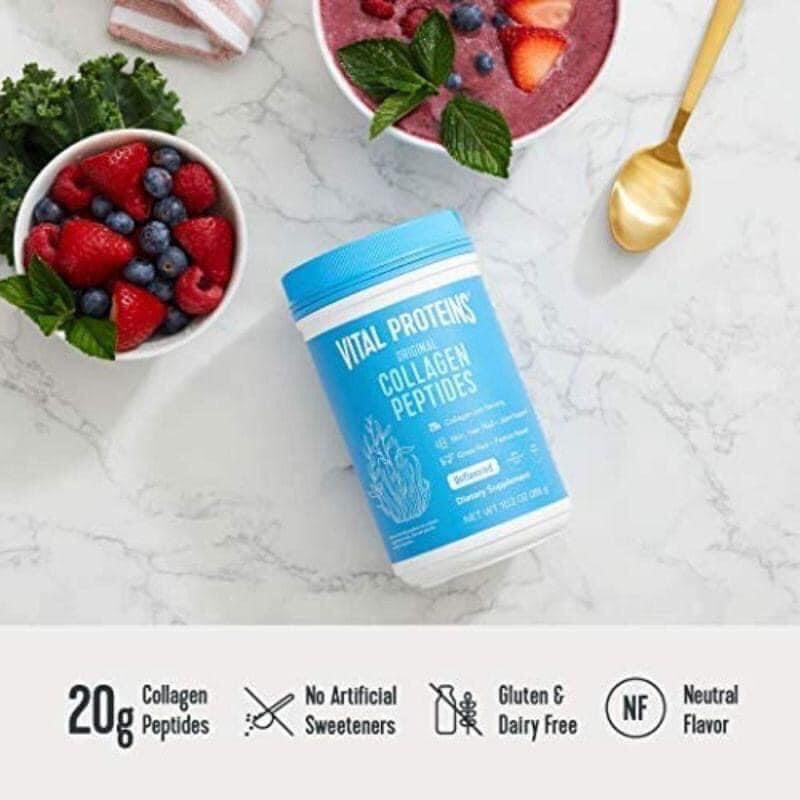 Bột Vital Proteins collagen peptides .bill mỹ
