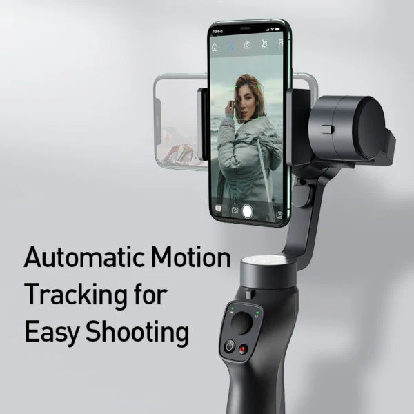 Tay cầm chụp ảnh đa năng hỗ trợ chống rung tự động, có bluetooth cho điện thoại CHÍNH HÃNG Baseus Gimbal Stabilizer