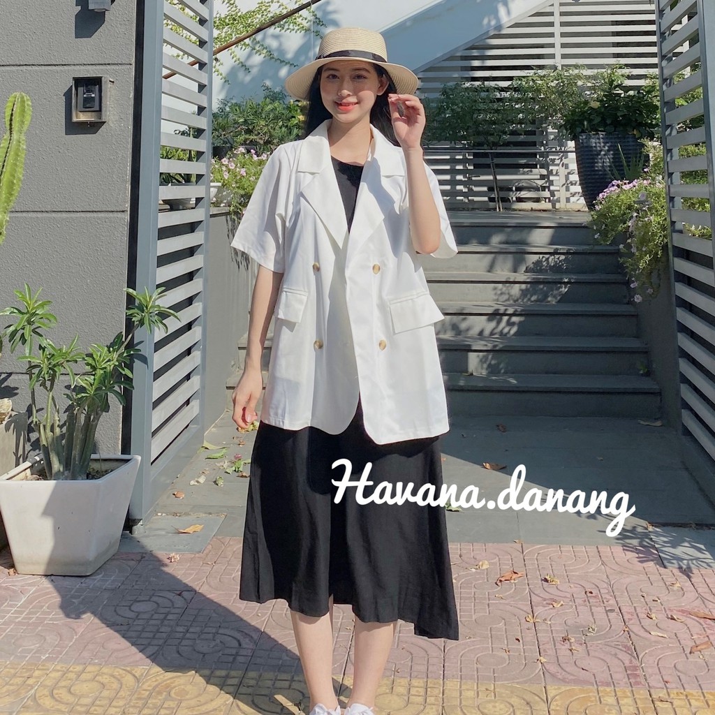 BLAZER TAY NGẮN ULZZANG 1 LỚP  [VIDEO]  ( ẢNH THẬT SHOP CHỤP )