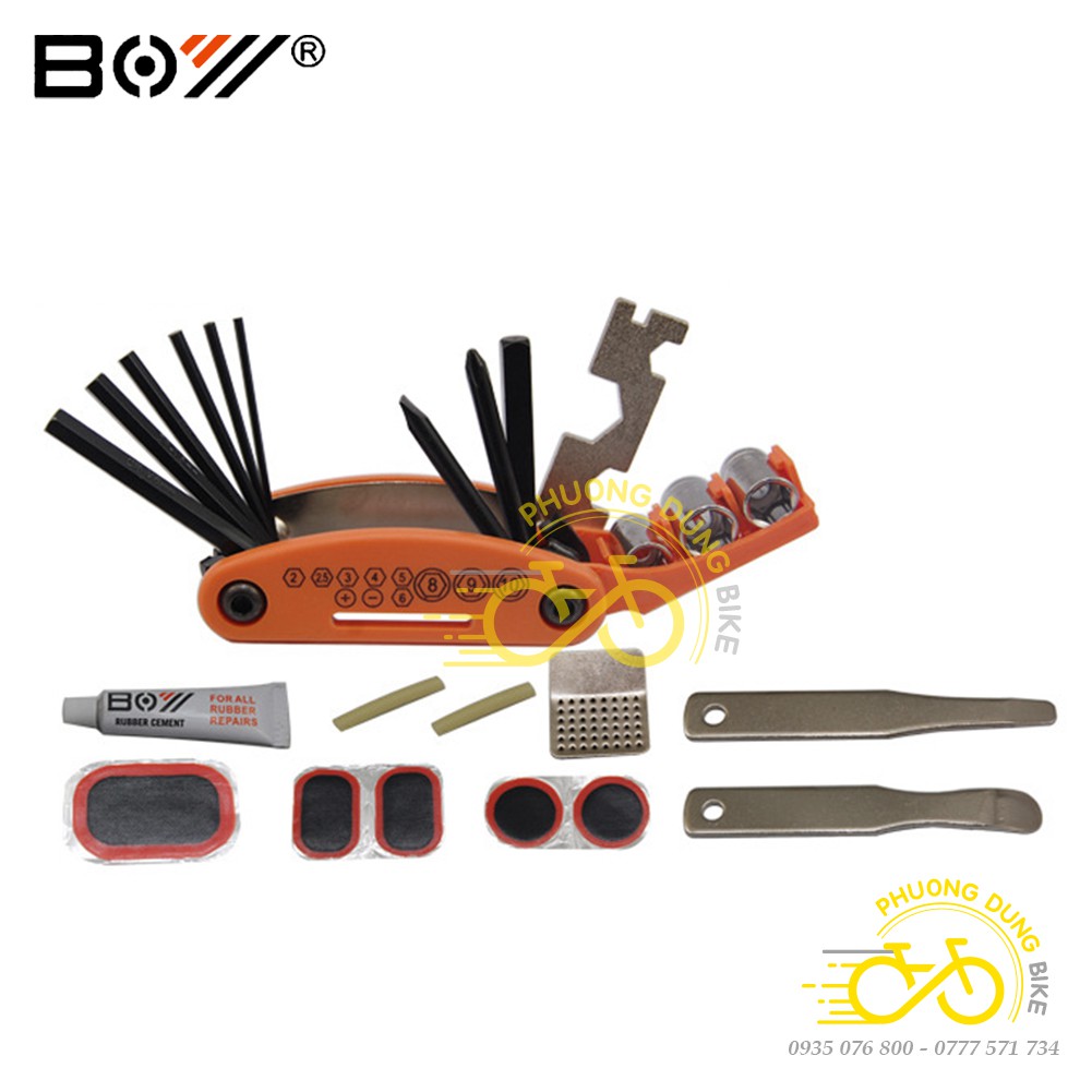 Bộ đồ nghề vá săm xe đạp BOY 8090AB