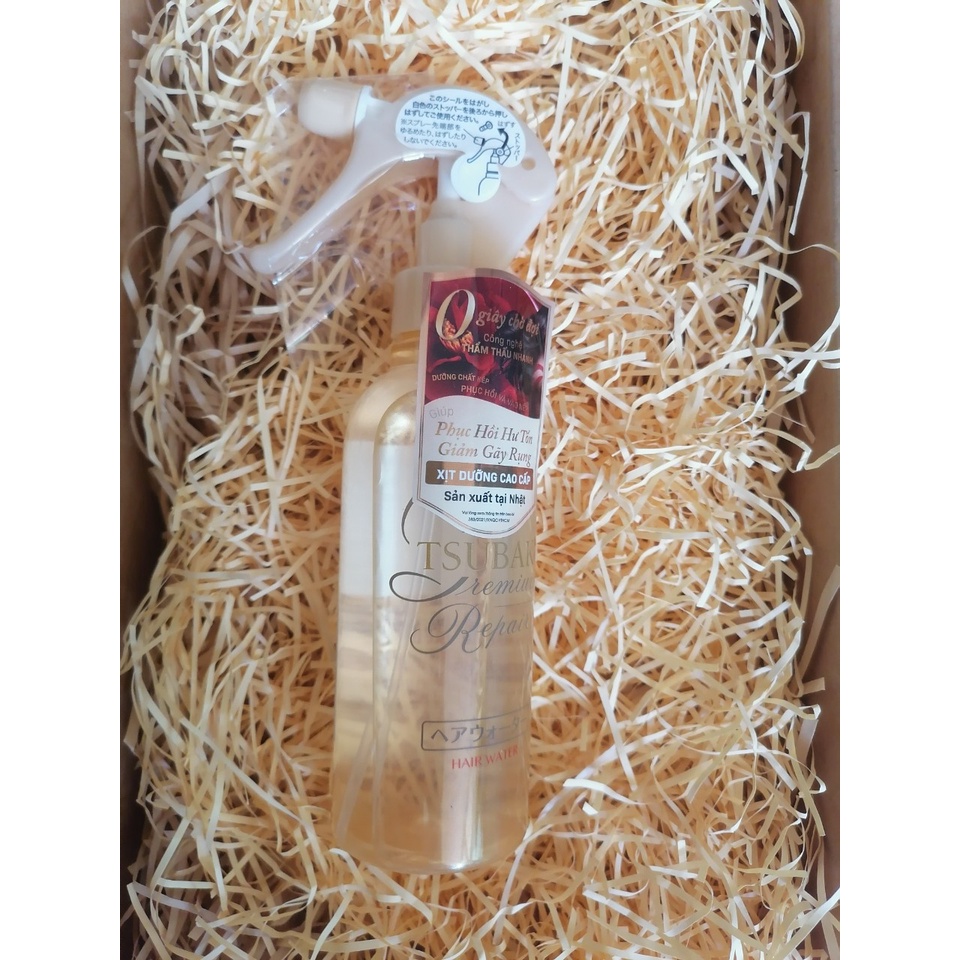 Xịt Dưỡng Tóc Phục Hồi Hư Tổn Ngăn Rụng Tsubaki Premium Repair Hair Water 220ml
