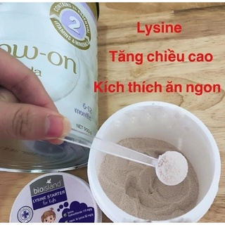 Bột Tăng Chiều Cao Lysine Úc 150g, Hộp 60 viên Ly-sine tăng chiều cao cho bé