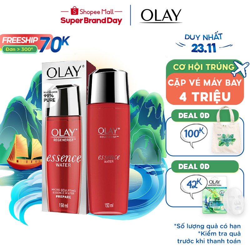 [Mã PGSBD giảm -8% đơn 250K] Nước Tinh Chất Vi Dưỡng Ngăn Ngừa Lão Hóa Olay 150ml