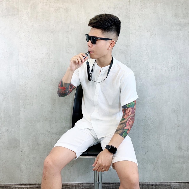 [Bộ Đũi Hot ] Bộ Đũi Nam ,Quần Áo Đũi Hot Combo 1 Áo Đũi Cổ Tàu Khuy Dọc + 1 Quần ,Chất Mát Mặc Nhẹ Như Không - atbshop