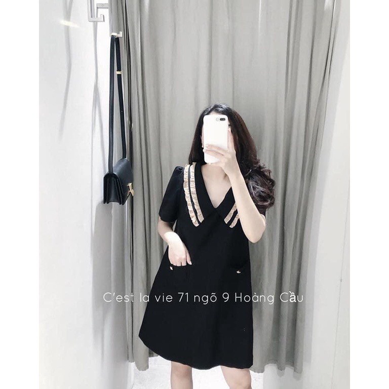 Váy bầu thiết kế chất liệu lụa hàn đẹp