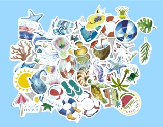 10 Stickers Summer Holiday