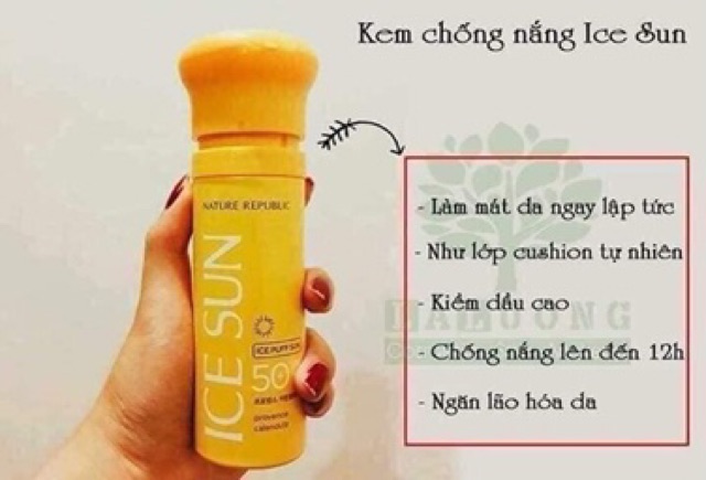 Kem chống nắng Ice sun vàng