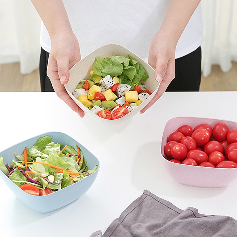 Tô Đựng Thức Ăn/Salad/Trái Cây/Súp Gọn Nhẹ Chống Vỡ Thân Thiện Với Môi Trường An Toàn Cho Lò Vi Sóng/Lọ